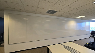 #ad 30ft x 6ft Executive Conference Room Dry Erase WhiteBoard Wall Office Large $650.00