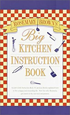 #ad Big Kitchen Instruction Book Hardcover Rosemary Brown $6.03