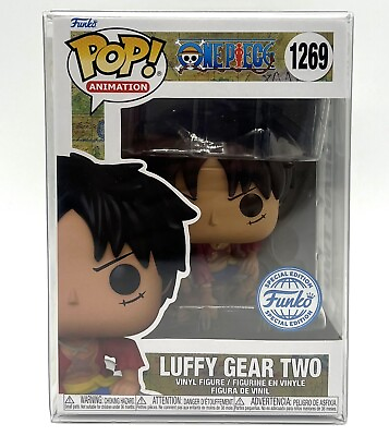 #ad #ad Funko Pop One Piece Luffy Gear Two #1269 Special Edition w Protector $19.99
