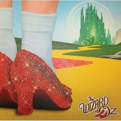#ad Red Shoes Glitter Canvas Wall Art Picture Journey to the Land Wizard of Oz 15quot; $14.95