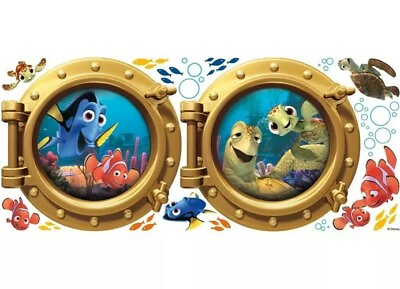 #ad Kids Room Nemo Big Wall Decal Sticker Baby Bed Turtle Fun Art Children Decor New $12.79