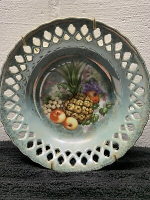 #ad vintage wall hanging fruit bowl made in japan pic of fruits $22.00