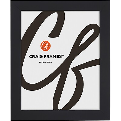 #ad Essentials Modern 1quot; Black Picture Frame Large Puzzle Oversize 25x25 30x40 $67.99