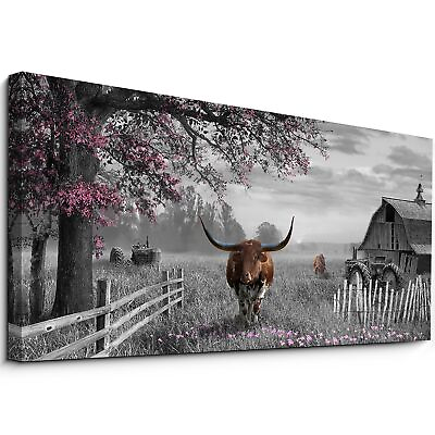 #ad Extra Large Wall Art for Living Room Rustic Black and White Pictures Wall D... $240.38