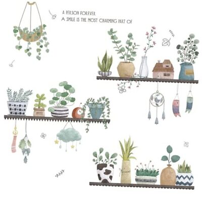 #ad 2 Set Plant Wall Decals Kitchen Wall # 2 Set Plant Wall Decals Peel and Stick $19.58
