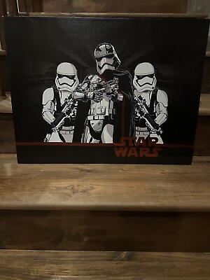 #ad Star Wars Canvas Wall Art 24x18 $8.00