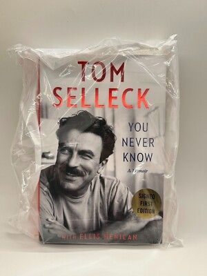 #ad #ad Tom Selleck You Never Know: A Memoir Signed First Edition Hardcover Book $69.99