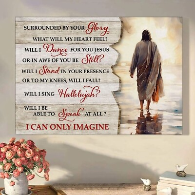 #ad #ad I Can Only Imagine Jesus Walking On Water POSTER Wall Art POSTER Picture Je... $14.50