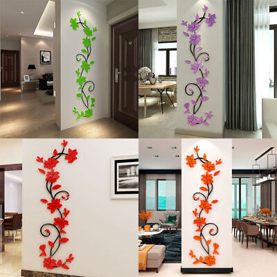 #ad Wall Sticker Art Mural 3D Decal Flower Home Room Decor DIY Removable $11.29
