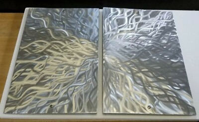 #ad Contemporary Metal wall hanging Sculpture abstract accent decorative wall decor $245.00