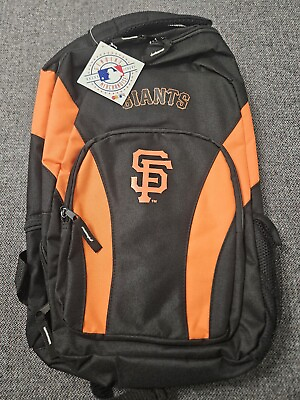 #ad New San Fracisco Giants MLB Unisex Orange Black Backpack. $24.99