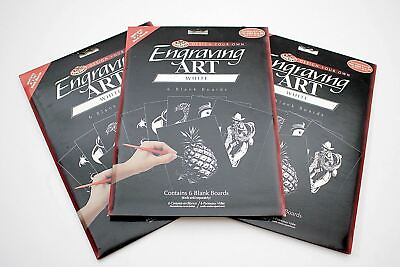 #ad 3 Royal Langnickel Design Your Own Engraving Art Sets 6 Blank Boards Each Set $43.20