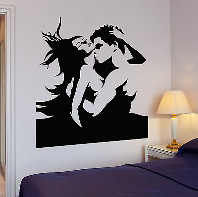 #ad Wall Stickers Bedroom Love Romance Passion Kisses Man Woman Vinyl Decal ig178 $29.99