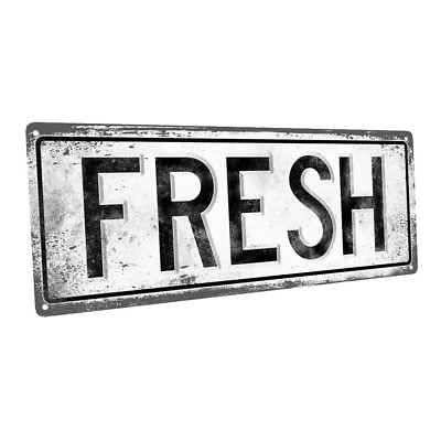 #ad Fresh Metal Sign; Wall Decor for Kitchen and Dinning Room $19.99