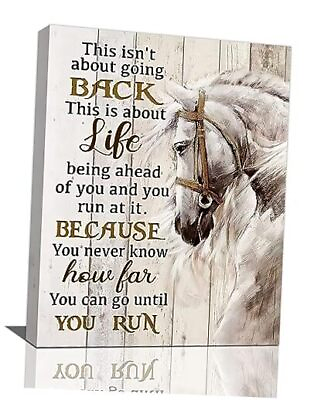 #ad Farmhouse White Horse Wall Art Western Horse 12.00quot;x16.00quot; White Horse 1 $39.18