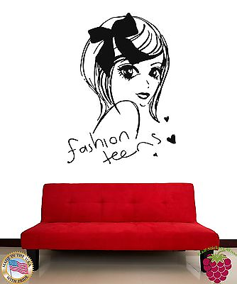 #ad Wall Stickers Beautiful Girl Teen Fashion Teens Cool Decor For You z1894 $29.99