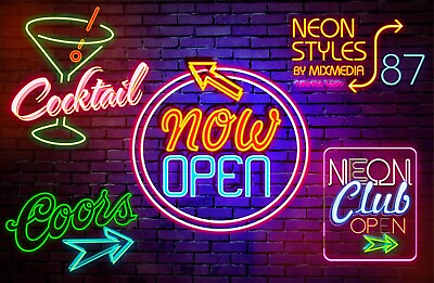 #ad LED Custom company Business Brand logo Neon Sign for office wall Party Room Deco AU $45.00
