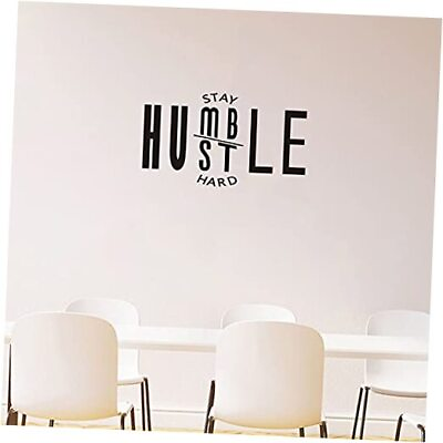 #ad #ad Wall Decals for Men Wall Stickers for Bedroom Small Humble Hustle Hard $21.87
