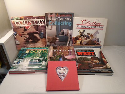 #ad Lot of 7 Mary Emmerling Decorating Books American Country West South Cottages $8.95
