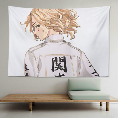 #ad Anime Tokyo Revengers Art Tapestry Cosplay Home Decor Wall Hanging 75*100CM#Z905 $17.99