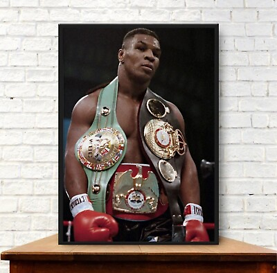 #ad Mike Tyson Poster Wall Art Motivational Wall Decor Boxing Poster Decor Home $12.68