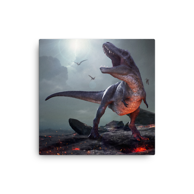 #ad Dinosaur Wall Art Painting 3D Picture Artwork Canvas Print Child Room Decor $39.95