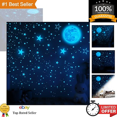 #ad 1049Pcs Glow in The Dark Stars and Moon for Ceiling Wall Bedroom Chirldren#x27;s... $31.11