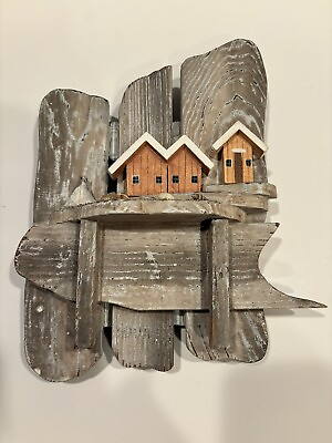 #ad Beach Combers Drift Wood Rustic Wall Decor Beach Lake House Cottage Shore House $19.99