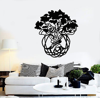 #ad Vinyl Wall Decal Family Celtic Tree Of Life Ethnic Style Nature Stickers 1683ig $47.99