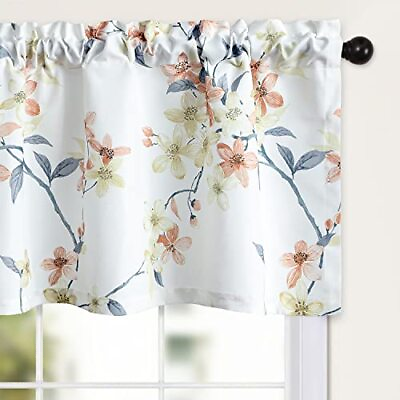 #ad #ad Rustic Kitchen Curtains Valances Light Filtering Floral Valances for Windows... $30.77