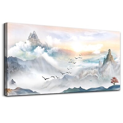 #ad hyidecorart Canvas Wall Art For Living Room Large Wall Decoration For Bedroom... $124.69