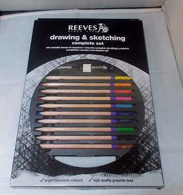 #ad Reeves Complete Sketching Watercolour or Acrylic Gift Art Sets GBP 7.99