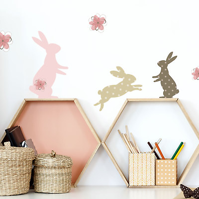 #ad Bunny wall stickers Colour and size options available Nursery wall stickers GBP 25.00