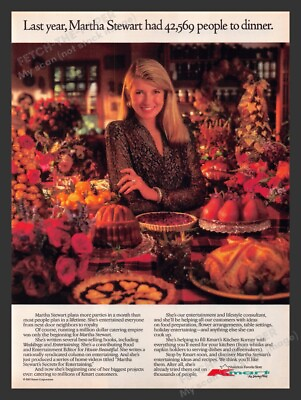 #ad Kmart Martha Stewart Consultant 1980s Print Advertisement Ad 1987 $10.99
