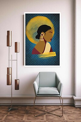 #ad #ad High Quality Canvas Paper Digital Wall Modern Woman Contemporary Art Décor Style $59.99