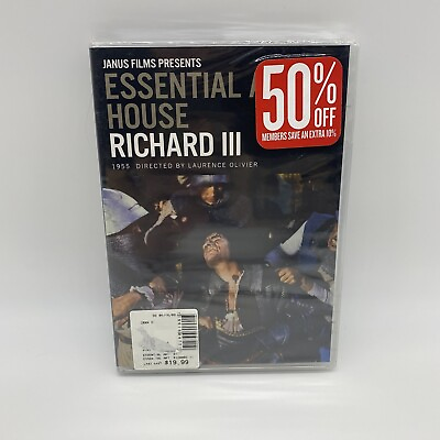 #ad #ad Essential Art House: Richard III DVD 2009 New Sealed $11.66