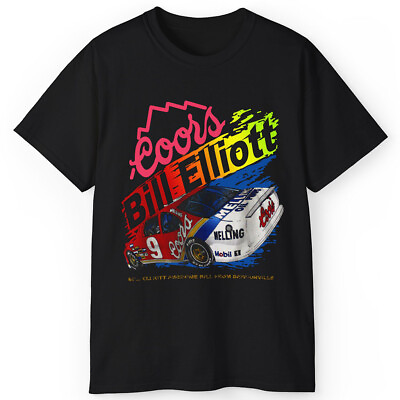#ad Rare Vintage Coors Bill Elliott Shirt $16.97