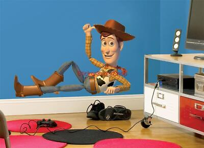 #ad WOODY CHILLIN#x27; Toy Story Decal Removable WALL STICKER Home Decor Art Mural $13.68
