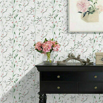 #ad 3D Flower Wall Stickers Vinyl Art Decor Wallpaper Rolls Waterproof Home Decor 6m $30.82