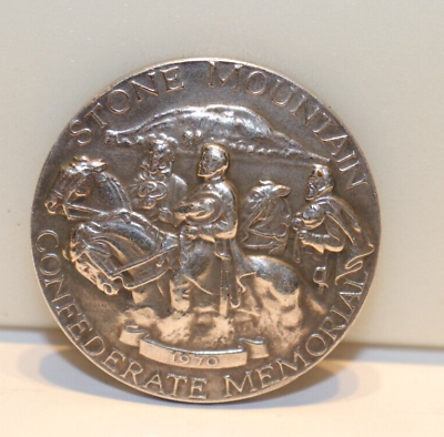 #ad 1970 Stone Mountain Memorial Medallic Art Co .999 Silver Medal 38mm 41.4g $209.99
