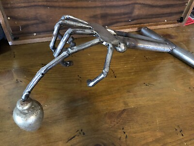 #ad #ad Hand Made Skeleton Hand Sculpture Metal Art North Carolina Based $530.00