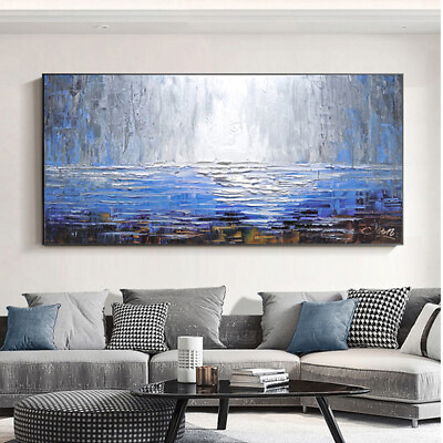 #ad Large Wall Art Handmade Oil Painting 3D Abstract Paintings Wall Decor Canvas Art $99.90