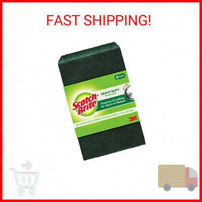 #ad Scotch Brite Scour Pads Heavy Duty Scouring Pads for Cleaning Kitchen and House $10.39
