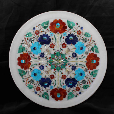 #ad 12quot; wall decorative marble Plate inlaid with natural stones $429.00