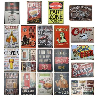 #ad Shabby Chic Metal Tin Sign Plaque Wall Art Poster Home Cafe Poster $11.21