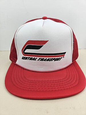 #ad Vintage CT Central Transport Freight Trucker Hat Snapback Cap $13.00