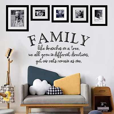 #ad Family Tree Wall Decor Wall Stickers for Living Room Easy to Apply Wall ... $16.99