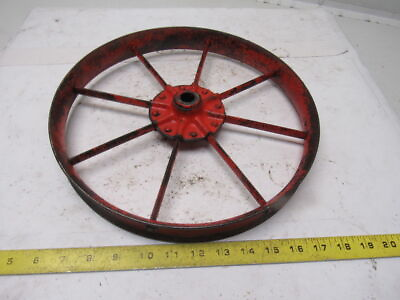 #ad 12 3 4quot; OD Vintage Industrial Spoked Wheel Wall Art DIY $39.99