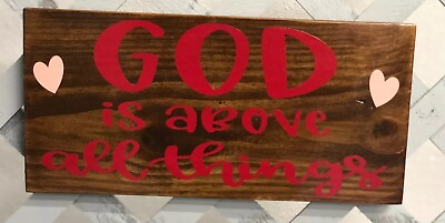 #ad Rustic Wood Sign Family Home Decor $20.00