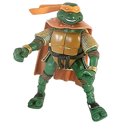 2004 Mirage Studio Toys Ninja Turtle TMNT Michelangelo Gold Armor Action Figure $9.45